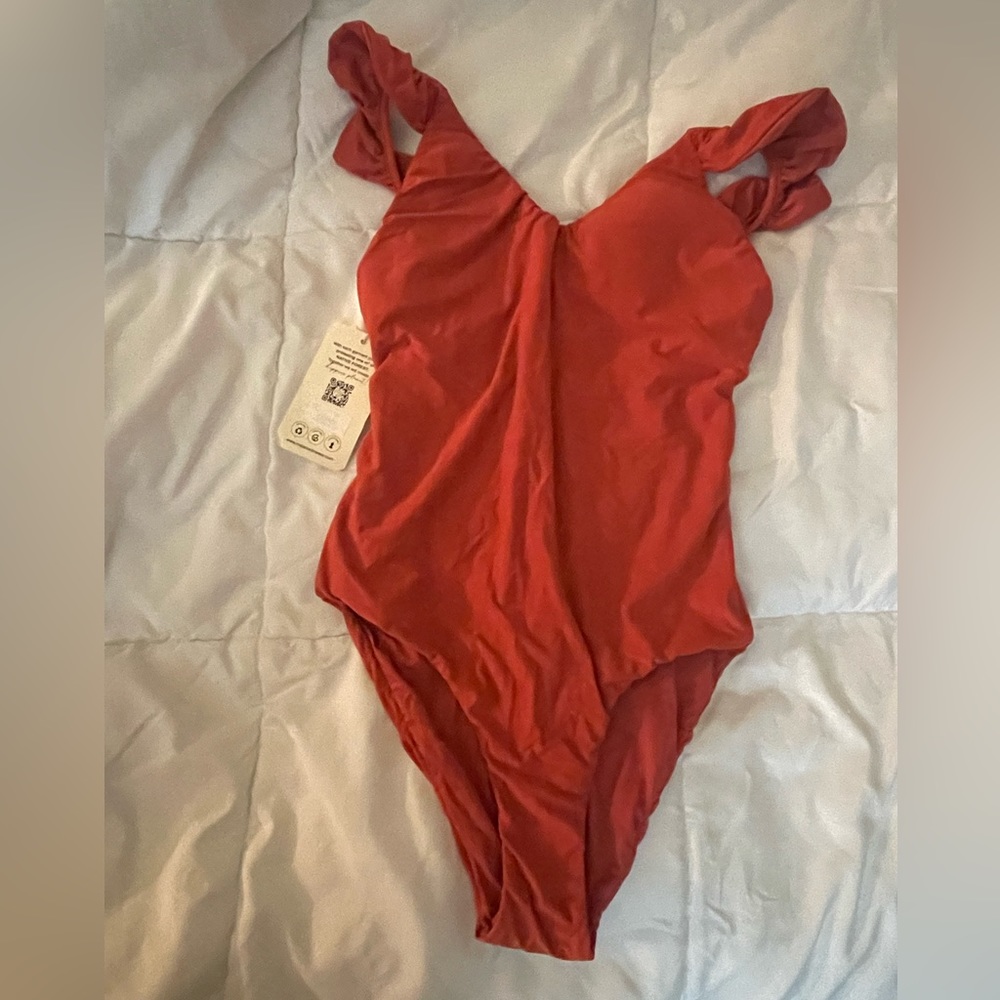 Anthropologie Malai one piece, new with tags & liner, size large, copper color